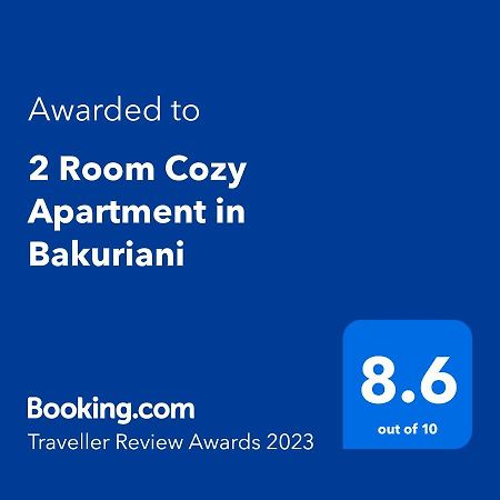 2 Room Cozy Apartment In Bakuriani Dış mekan fotoğraf